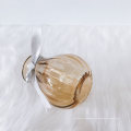 Color transparent glass vase